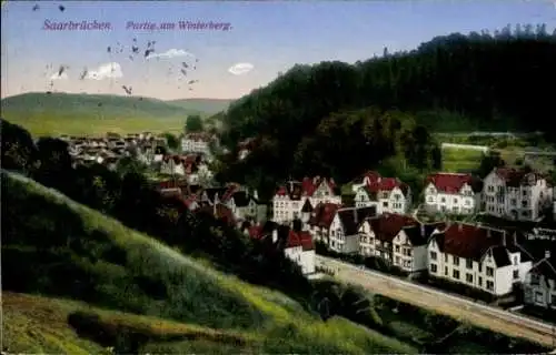 Ak Saarbrücken im Saarland, Partie am Winterberg