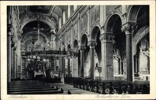 Ak Hildesheim, Radleuchter im Dom