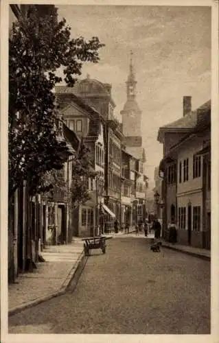 Ak Rudolstadt Thüringen, Stiftsgasse, Altes Rathaus