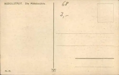 Ak Rudolstadt in Thüringen, Mittelmühle, Kinder beim Spielen