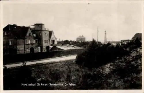 Ak Nordseebad Sankt Peter Ording, Sanatorium Dr. Felten