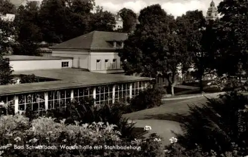 Ak Bad Schwalbach im Taunus, Wandelhalle, Stahlbadehaus