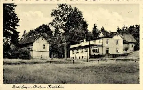 Ak Festenburg Altenau Schulenberg Clausthal Zellerfeld im Oberharz, Kinderheim