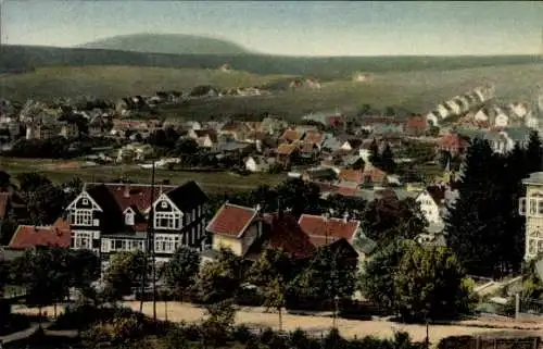 Ak Braunlage Oberharz, Blick vom Villenviertel