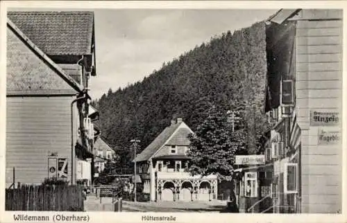 Ak Wildemann Clausthal Zellerfeld im Oberharz, Hüttenstraße