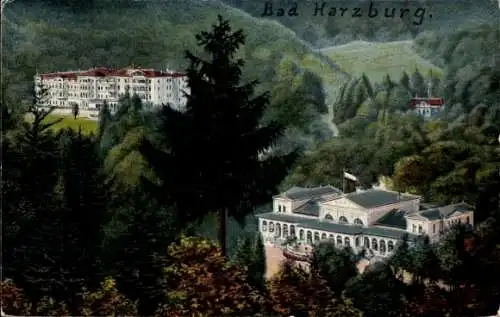 Ak Bad Harzburg im Harz, Kurhaus, Aktienhotel