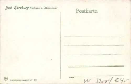 Ak Bad Harzburg im Harz, Kurhaus, Aktienhotel
