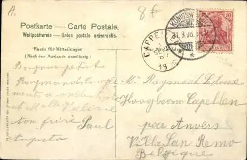 Ak Königswinter am Rhein, Drachenfels