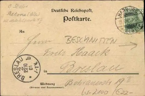 Ak Hamburg Harburg, Vergnügungs Etablissement Goldene Wiege, Hotel, Pension