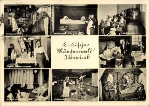 Ak Wald im Rheinland Solingen, Ittertaler Tier und Vergnügungspark, Märchenwald