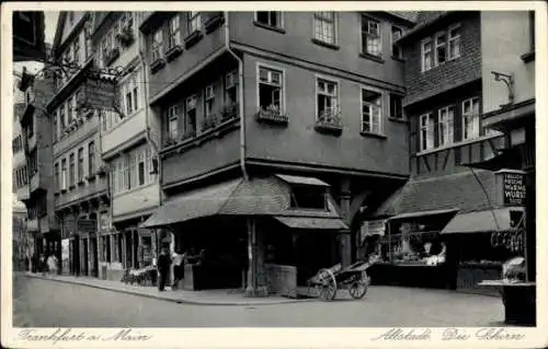 Ak Frankfurt am Main, Partie in der Altstadt, Die Schirn