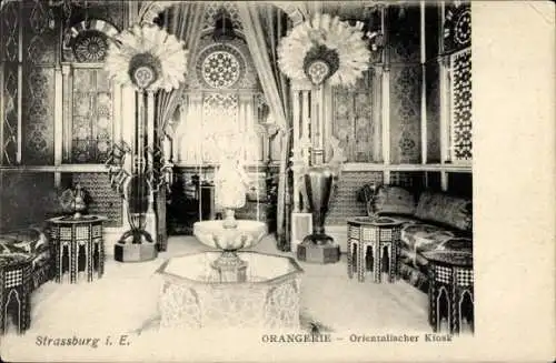 Ak Straßburg Bas Rhin, Orangerie, Orientalischer Kiosk