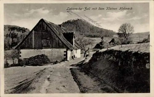 Ak Labaroche Zell Elsass Haut Rhin, Dorfansicht mit dem Kleinen Hohnack