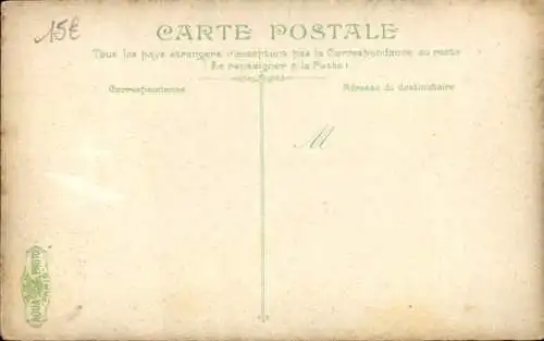 Ak Trouville Calvados, Réparation de filets, des pêcheurs