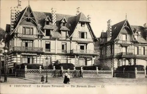 Ak Trouville Calvados, La Maison Normande