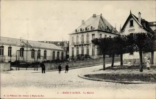 Ak Marly le Roi Yvelines, Das Rathaus