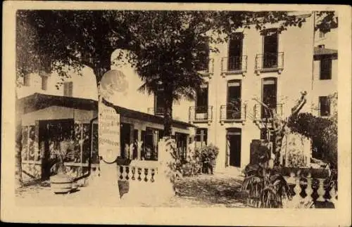 Ak Lourdes Hautes Pyrénées, Maison Cassou Dirickx, Villa et Avenue Peyramale