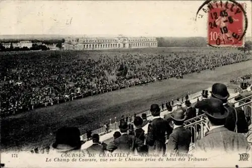 Ak Chantilly Oise, Courses de Chantilly, Reunion de Printemps, Le Champ de Courses