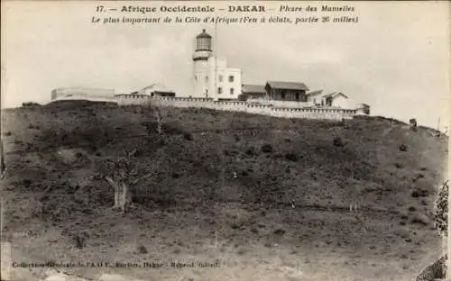 Ak Dakar Senegal, Afrique Occidentale, Phare des Mamelles