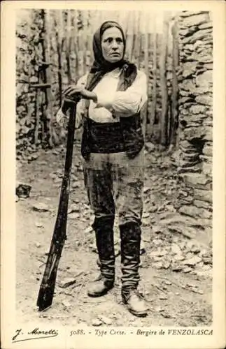 Ak Venzolasca Haut Corse, Type Corse, Bergère