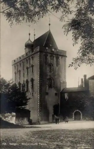 Ak Bergen Norwegen, Walkendorfs Taarn, Turm