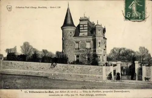 Ak Villeneuve le Roi Val de Marne, Villa Pavillon