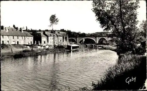 Ak Pontrieux Côtes d’Armor, Viaduc sur le Trieux