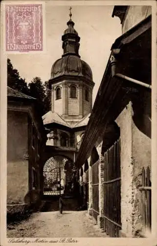 Ak Sankt Peter Salzburg in Österreich, Stiftskirche