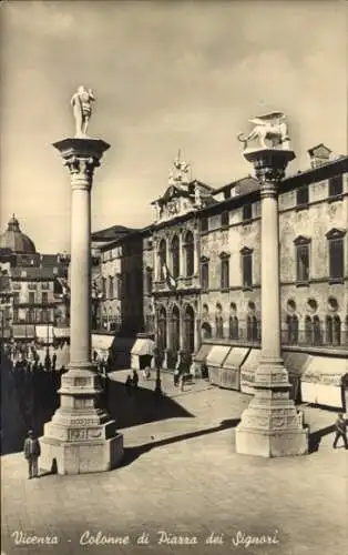 Ak Venezia Venedig Veneto, Colonne di Piazza dei Signori