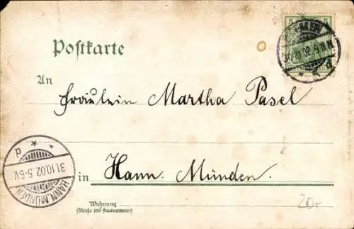 Litho Die alten Deutschen tranken noch eins, sie wohnten am Ufer des Rheins, Gasthaus, Tänzerinnen