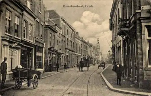 Ak Breda Nordbrabant Niederlande, Ginnekenstraat