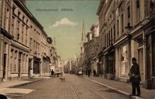 Ak Breda Nordbrabant Niederlande, Ginnekenstraat