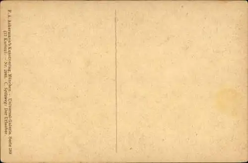 Künstler Ak Spitzweg, C., Der Urlauber