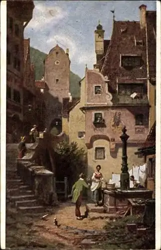 Künstler Ak Spitzweg, Carl, Der ewige Hochzeiter