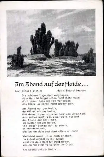 Lied Ak Am Abend auf der Heide, Klaus F. Richter, Eldo di Lazzaro