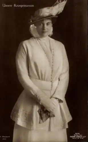 Ak Kronprinzessin Cecilie von Preußen, Liersch 7674