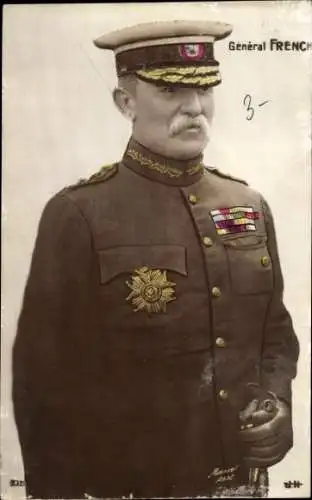 Ak General John French, Britischer Heerführer, Portrait