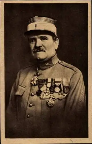 Ak Französischer Colonel Sylvain Eugène Raynal