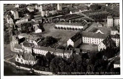 Ak Petershausen Konstanz am Bodensee, Fliegeraufnahme