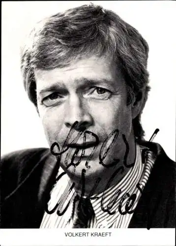 Ak Schauspieler Volkert Kraeft, Portrait, Autogramm
