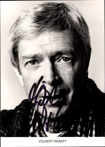 Ak Schauspieler Volkert Kraeft, Portrait, Autogramm