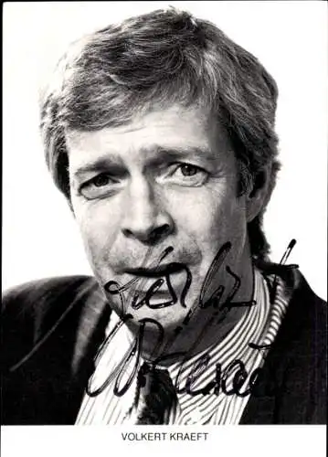 Ak Schauspieler Volkert Kraeft, Portrait, Autogramm