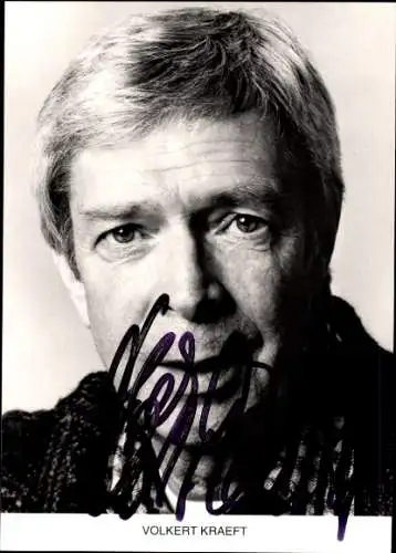 Ak Schauspieler Volkert Kraeft, Portrait, Autogramm