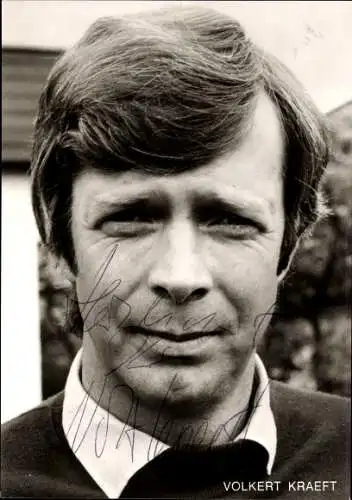 Ak Schauspieler Volkert Kraeft, Portrait, Autogramm