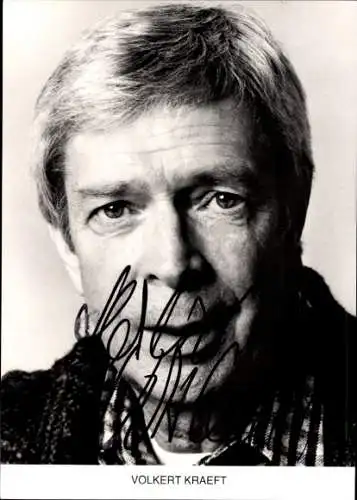 Ak Schauspieler Volkert Kraeft, Portrait, Autogramm