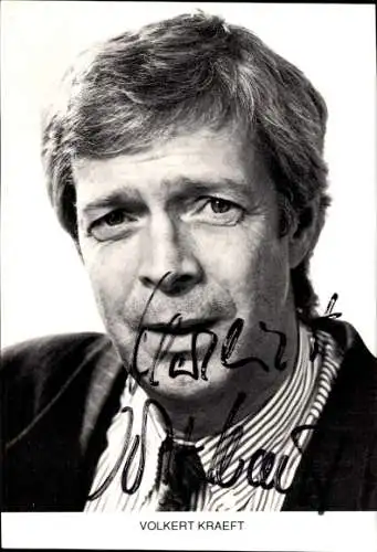 Ak Schauspieler Volkert Kraeft, Portrait, Autogramm