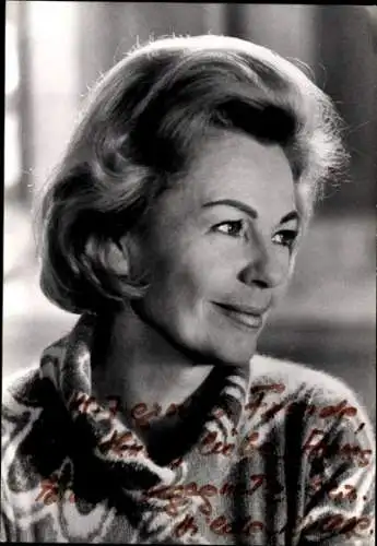 Ak Schauspielerin und Sängerin Hilde Krahl, Portrait, Autogramm