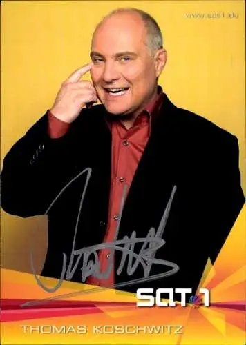 Ak Schauspieler Thomas Koschwitz, Portrait, Autogramm