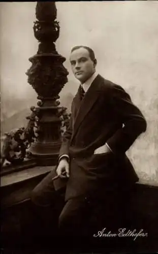 Ak Schauspieler Anton Edthofer, Portrait