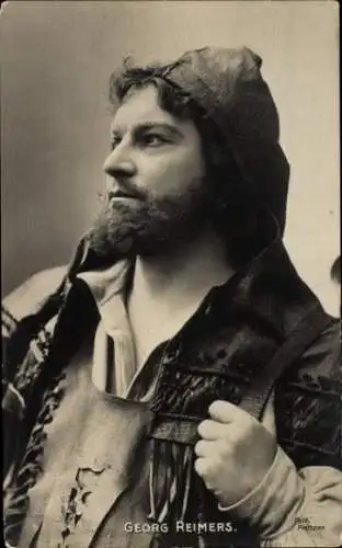 Ak Schauspieler Georg Reimers, Portrait